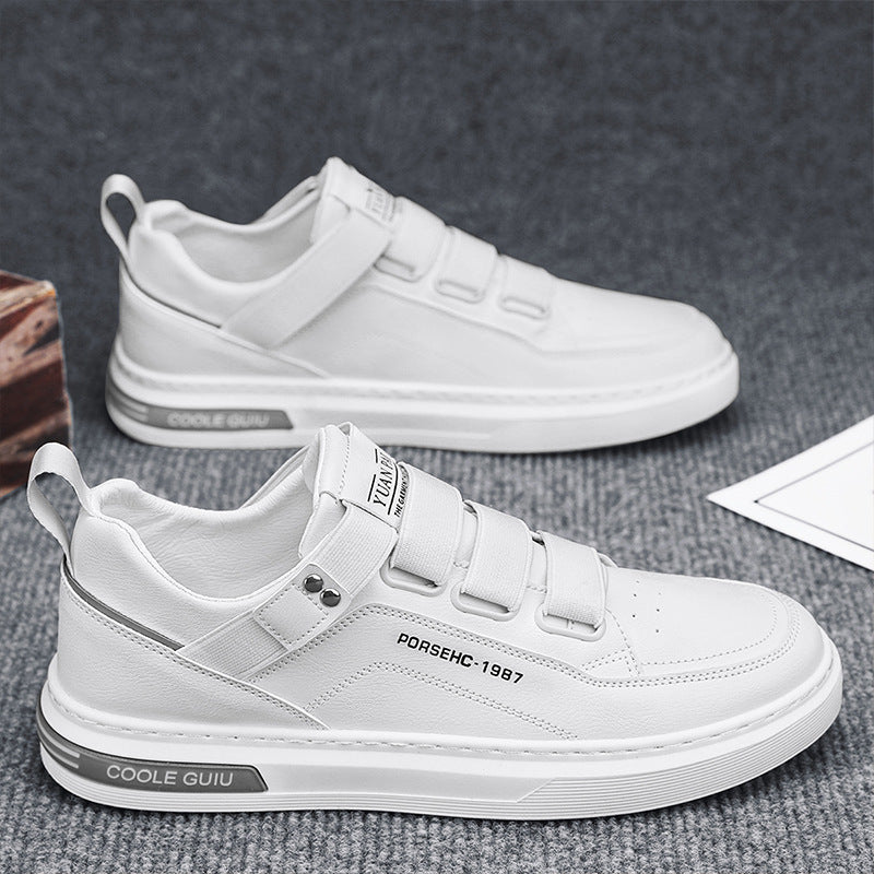 Damen Sportliche Veloursleder Sneakers mit praktischem Klettverschluss R&B