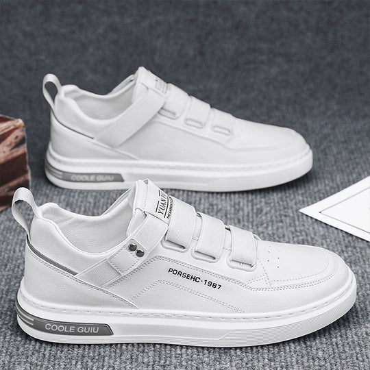 Damen Sportliche Veloursleder Sneakers mit praktischem Klettverschluss R&B