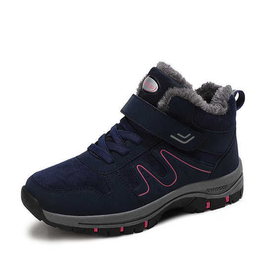 Damen Winterliche Trekkingstiefel mit rutschfester Sohle und isolierendem Futter R&B
