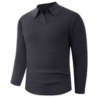 Herren lässiger Pullover mit modernem Kragen R&B