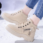Damen Modische Winterboots mit Warmfutter und rutschfester Sohle R&B