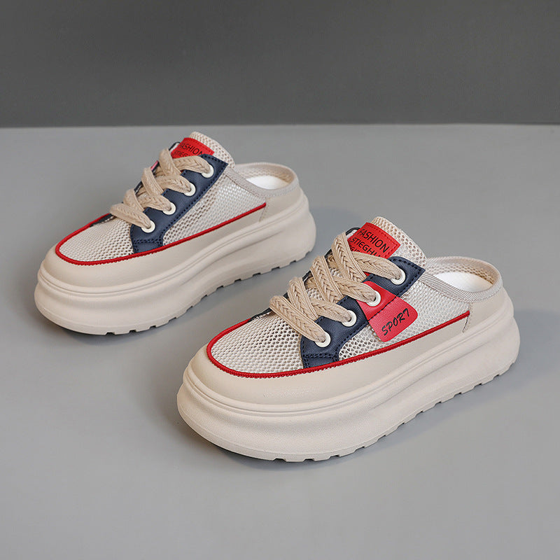 Damen modische Slip-ons mit atmungsaktiver Mesh-Oberfläche und dämpfendem Fußbett R&B