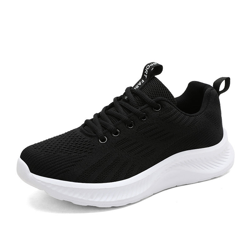 Damen nan ultraleichter Strick-Freizeitsneaker mit ergonomischer Dämpfungskernsohle und Zuglasche R&B