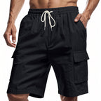Herren Cargo-Shorts mit praktischen Seitentaschen und verstellbarem Kordelzug R&B