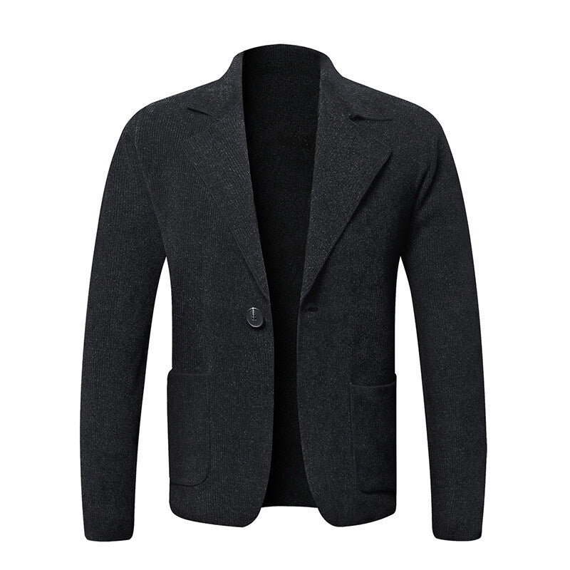 Herren elegante Blazerjacke mit zeitlosem Design und praktischen Taschen R&B
