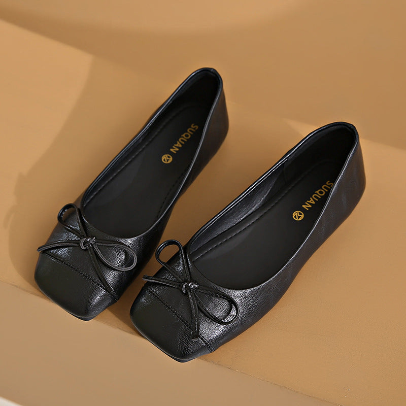 Damen Ballerinas mit dekorativem Schleifenverschluss und elegantem Design R&B