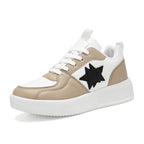 Damen Trendige Sneakers mit modischem Sternen-Design