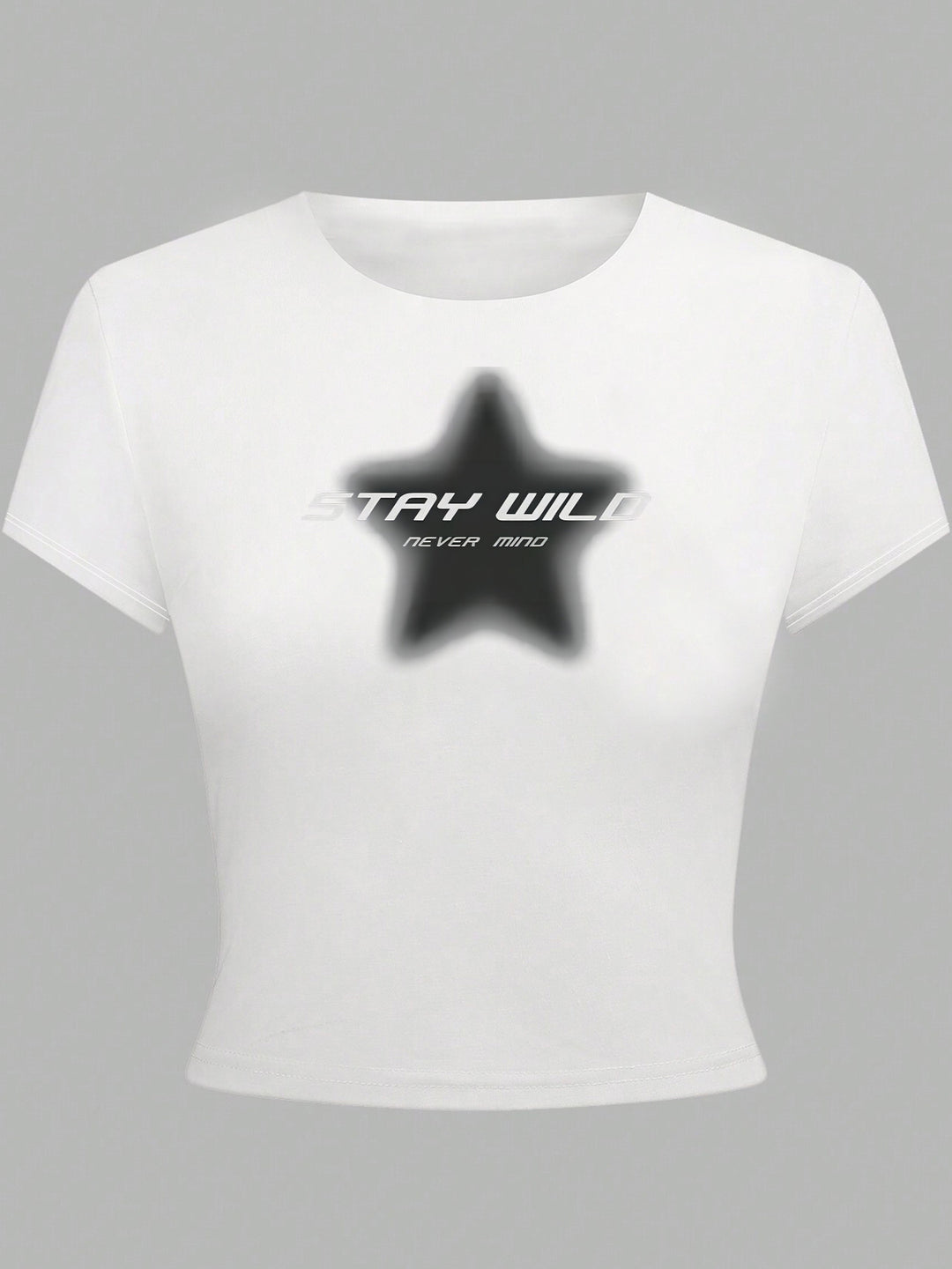 Damen T-Shirt mit funkelndem Discokugel-Motiv und zeitgemäßem Schleifendetail R&B