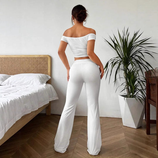 Damen Elegantes und figurbetontes Zweiteiler-Set R&B