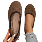 Damen Komfortable Ballerinas aus atmungsaktivem Textilmaterial R&B