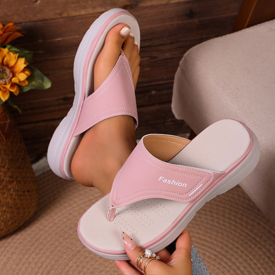 Damen Zehentrenner-Schuhe mit rutschfester Sohle und anatomischer Fußbettung R&B