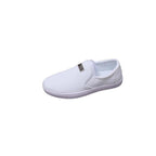 Damen Bequeme Slip-On Sneakers mit eleganter Lederriemen-Applikation R&B