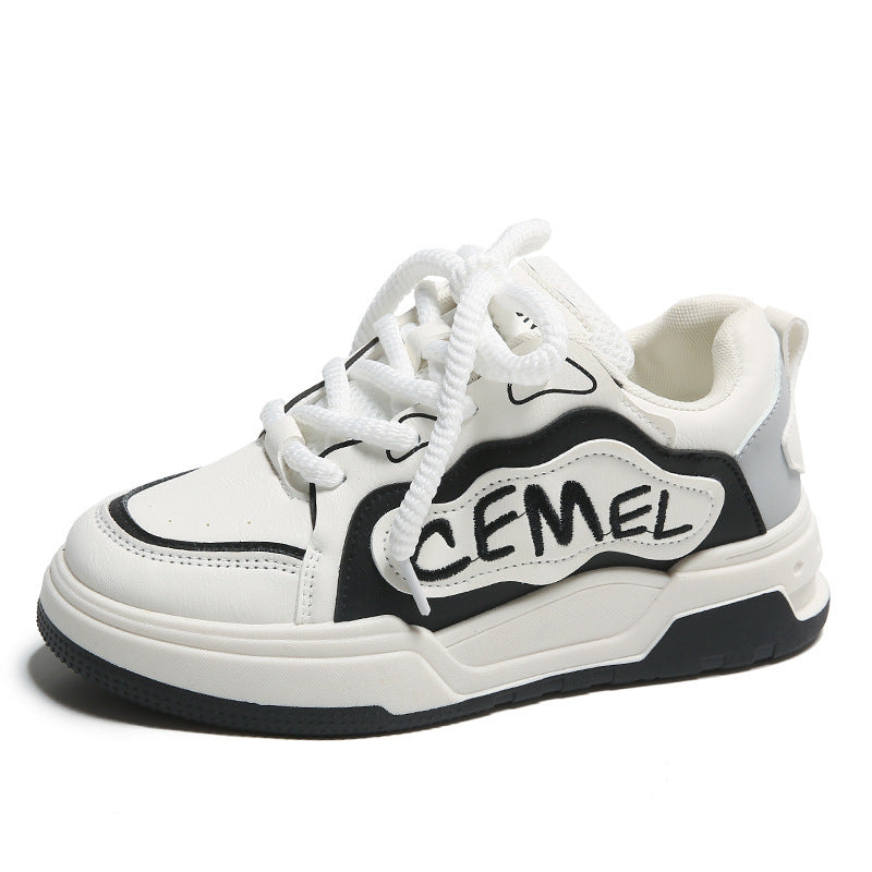 Damen sportliche Sneaker mit modischem Statement-Design und dämpfender Sohle R&B
