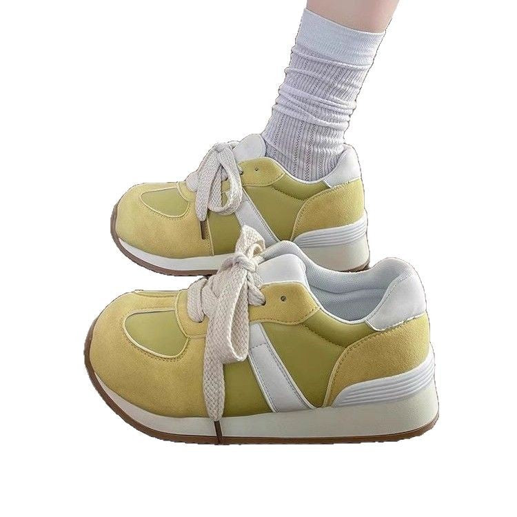 Damen Sportliche Sneaker mit bequemer Dämpfung und atmungsaktiver Oberflächenstruktur