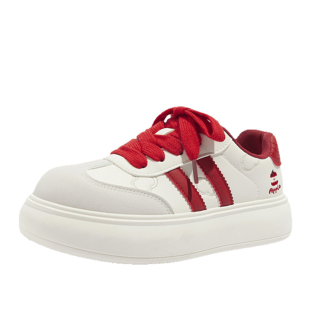Damen Modische Sneakers mit verspielten Schleifenakzenten und atmungsaktiver Oberflächenstruktur R&B