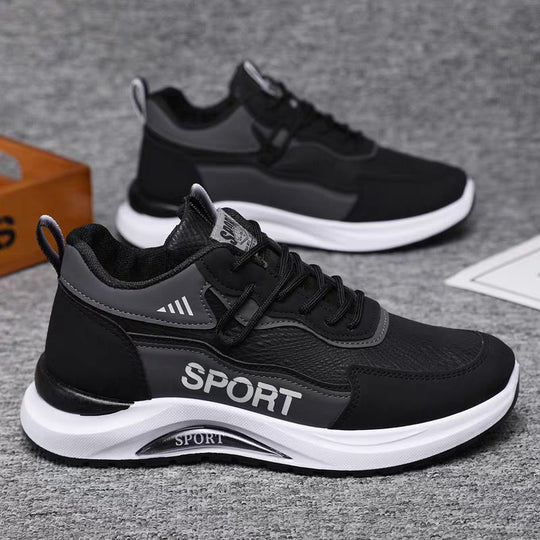 Herren Sportliche Sneakers mit stoßdämpfender Sohle und atmungsaktiver Oberflächenstruktur R&B