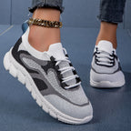 Damen Leichte Sportschuhe mit atmungsaktivem Mesh-Obermaterial und rutschfester Sohle