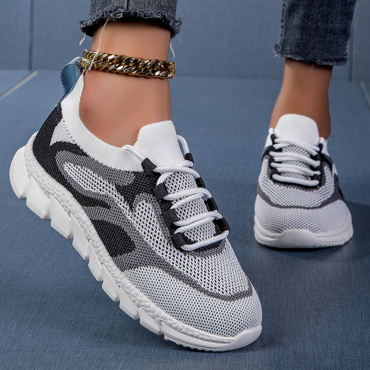 Damen Leichte Sportschuhe mit atmungsaktivem Mesh-Obermaterial und rutschfester Sohle R&B