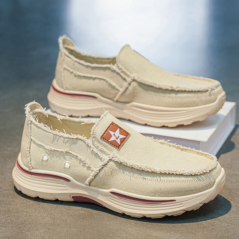 Damen Bequeme Slip-On Sneaker mit texturierter Oberfläche und flexiblem Sohlenprofil R&B