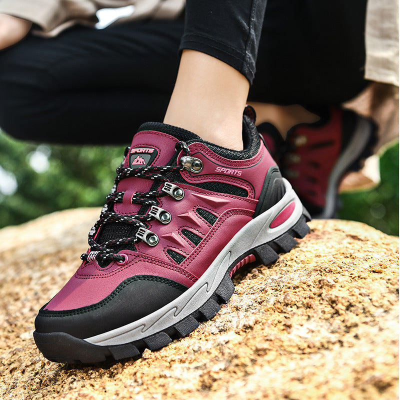 Damen Trekking Sportschuhe mit rutschfester Sohle und atmungsaktivem Obermaterial R&B
