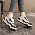 Damen modische Freizeitsneaker mit atmungsaktiver Oberflächenstruktur und rutschfester Sohle R&B