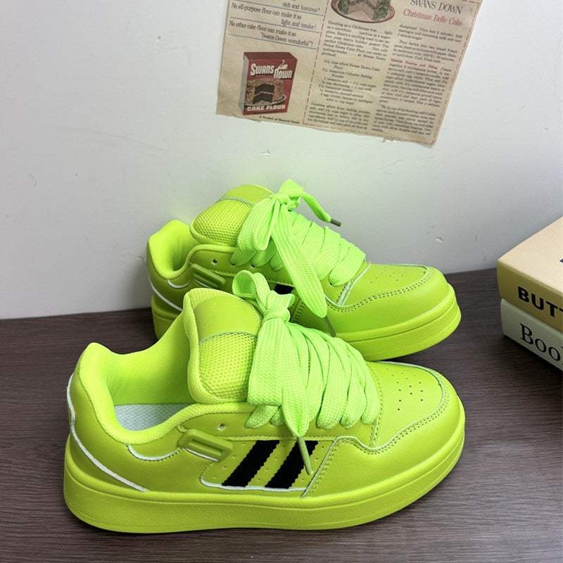 Damen Sportliche Sneakers mit atmungsaktivem Mesh-Obermaterial und modischer Schnürung R&B