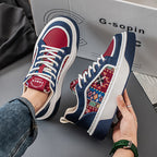 Damen Modische Sneakers mit auffälligem Ethno-Muster R&B