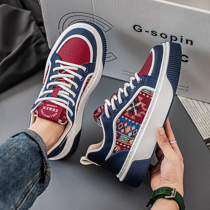 Damen Modische Sneakers mit auffälligem Ethno-Muster R&B