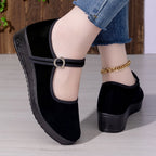 Damen Komfortable und elegante Klettschuhe