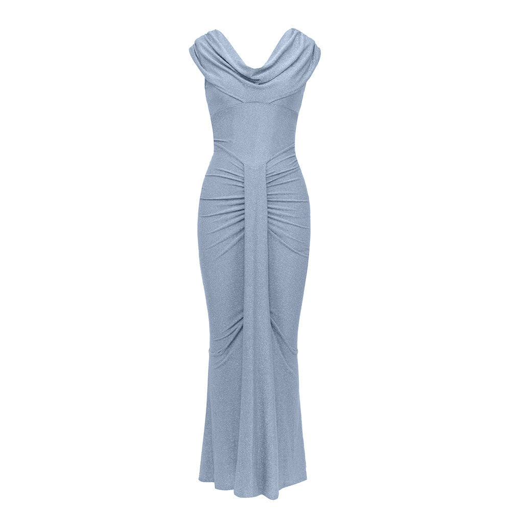 Damen Elegantes Abendkleid mit schickem Wickelausschnitt und figurbetonter Silhouette R&B
