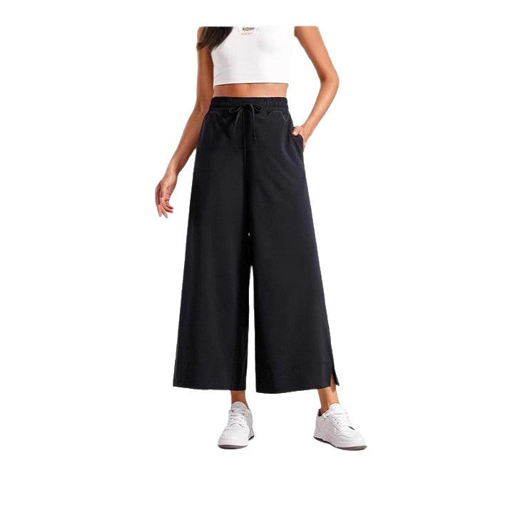 Damen weit geschnittene Sporthose mit elastischem Bund R&B