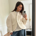 Damen Chic Oversized Blazerjacke R&B