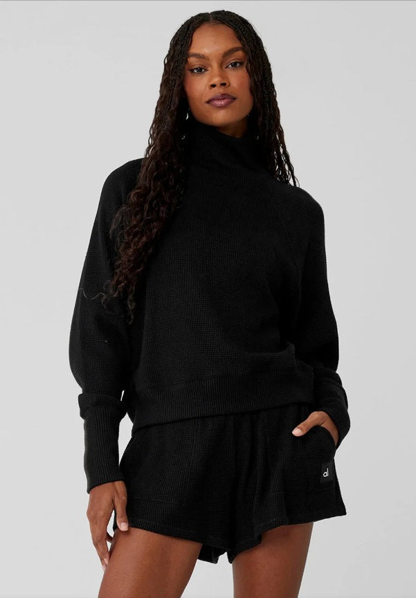 Damen Cozy Waffelstrick Sweater Set R&B