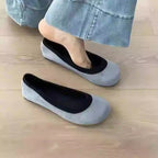 Damen Ballerinas mit modischem Leopardenmuster und bequemer Sohle R&B