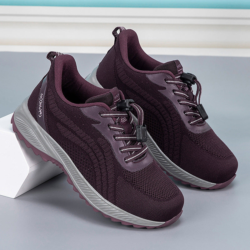 Damen Lauf-Sneaker mit elastischem Schnellschnürsystem und atmungsaktivem Obermaterial R&B