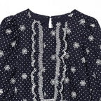 Damenbluse mit feinen Spitzen- und Rüschendetails R&B
