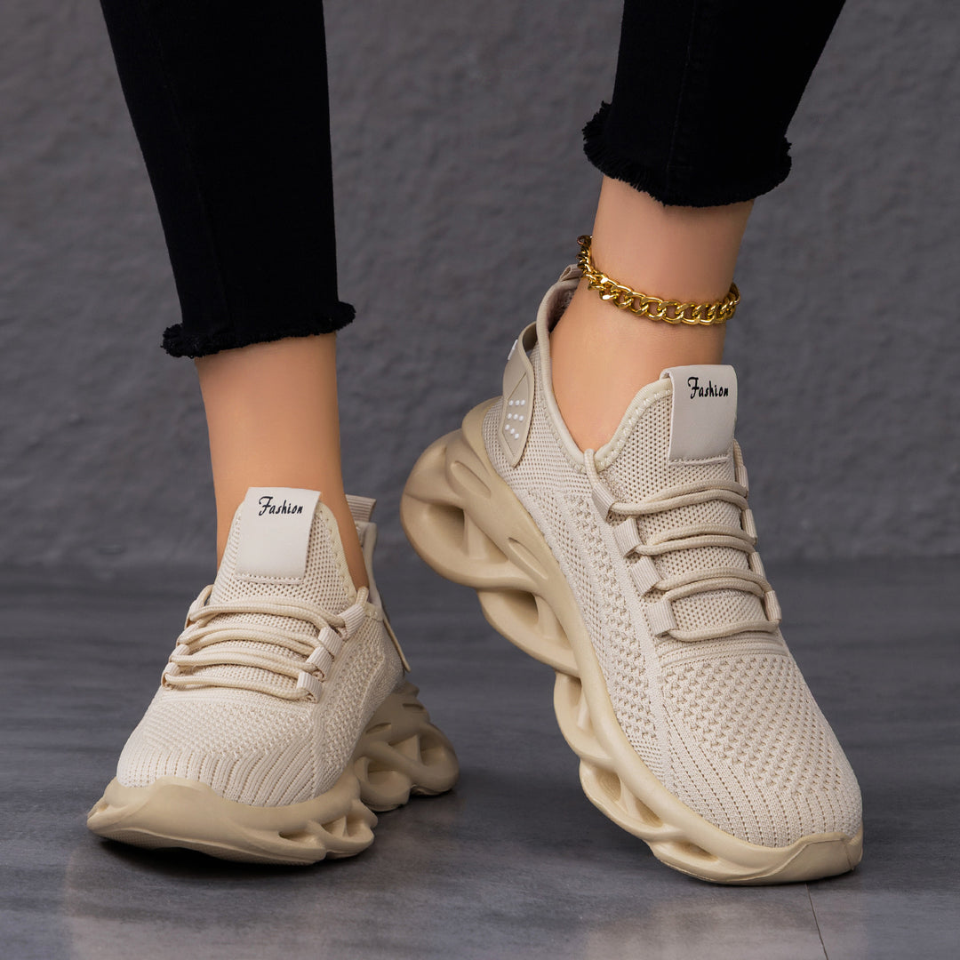 Damen Leichte und atmungsaktive Sport-Sneaker mit dämpfender Sohle R&B