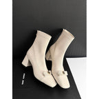 Damen Elegante Stiefeletten mit dekorativem Schmuckelement R&B