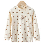 Mädchen Langarmshirt mit verspieltem Blüten- und Tierdesign R&B