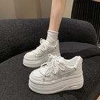 Damen modische Plateau-Sneaker mit atmungsaktiver Sohle und schickem Design R&B