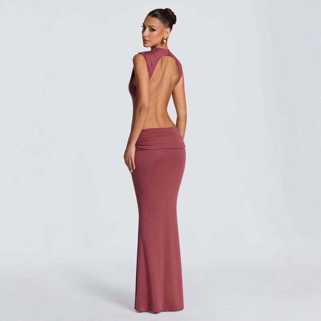 Damen Elegantes Abendkleid mit raffinierten Cut-Out-Details und figurbetontem Schnitt R&B