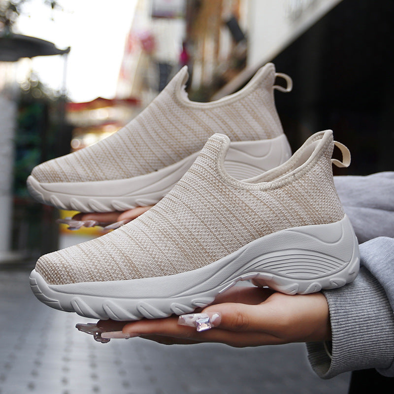 Damen Komfortable und atmungsaktive Freizeitschuhe mit flexiblem Slip-On Design R&B