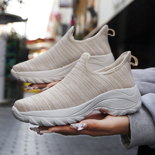 Damen Komfortable und atmungsaktive Freizeitschuhe mit flexiblem Slip-On Design R&B