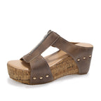 Damen Plateausandaletten R&B