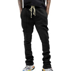 Herren sportliche Sweatpants mit seitlichen Kontraststreifen R&B