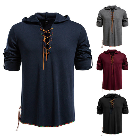 Damen Kapuzenpullover mit einzigartigem Kordelzug und lässigem Schnitt R&B