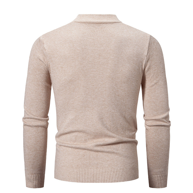 Herren Rollkragenpullover aus weichem Strickmaterial R&B