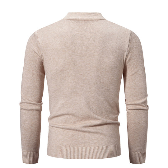 Herren Rollkragenpullover aus weichem Strickmaterial R&B