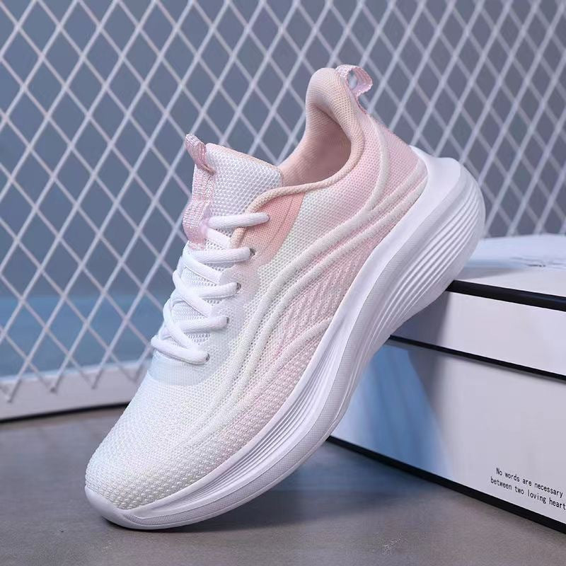 Damen sportliche Sneaker mit atmungsaktivem Mesh-Obermaterial von R&B