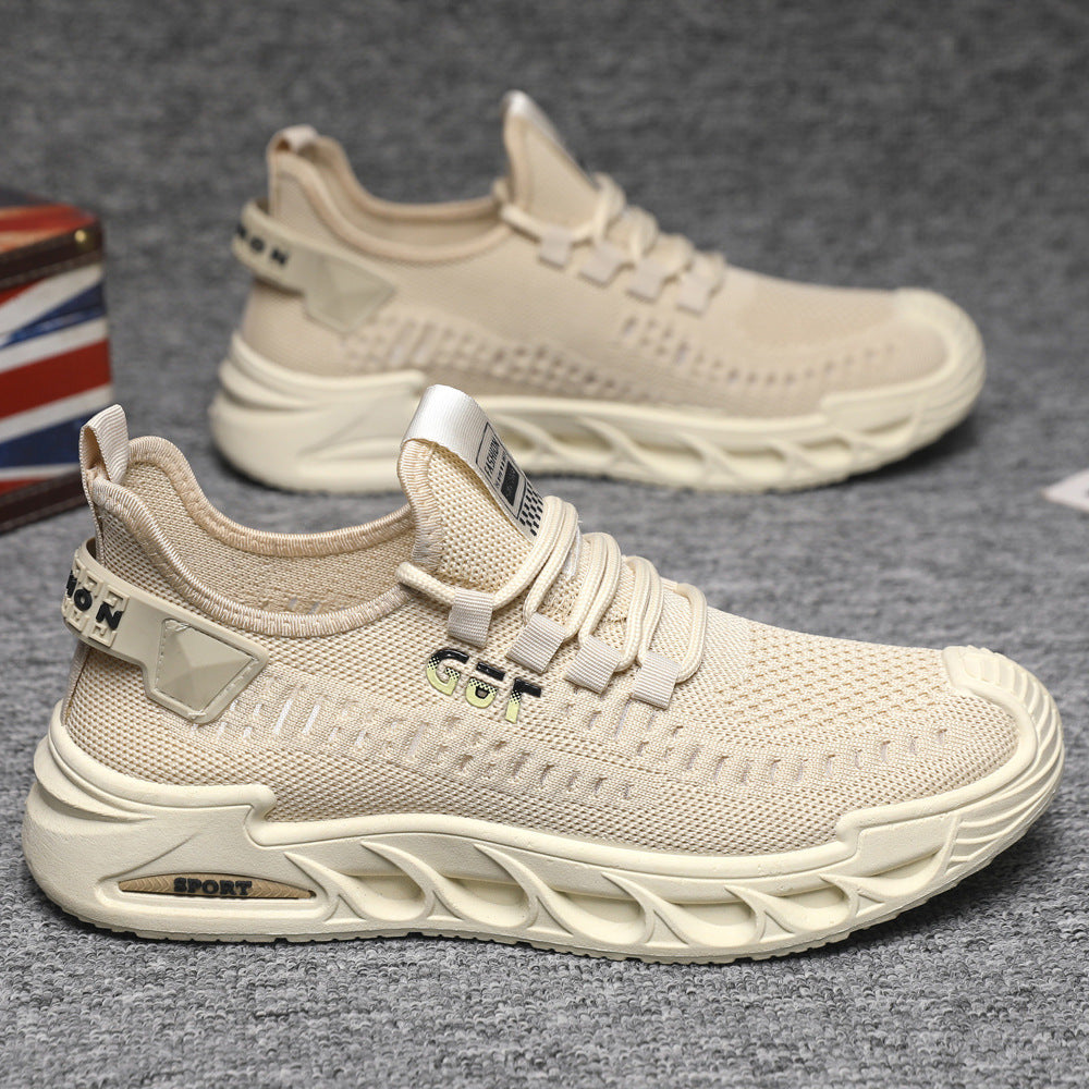 Damen Sportliche Comfort-Sneaker mit atmungsaktiver Mesh-Konstruktion und rutschfester Sohle R&B